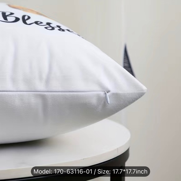 1pc Merry Christmas, Happy New Year Home Decor Cushion Cover Throw Pillowcase B8 - Picture 4 of 4